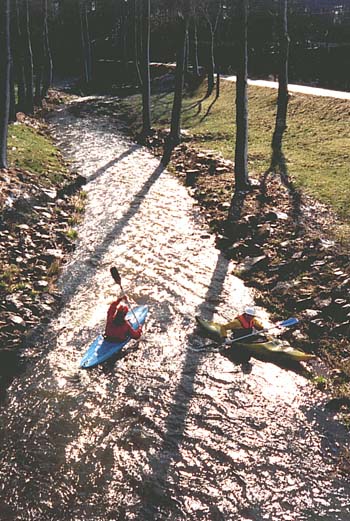 Jarní splutí Sázavy - Humanita - jaro 2002