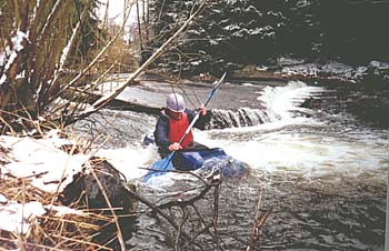 Jarní splutí Sázavy - Humanita - jaro 2002