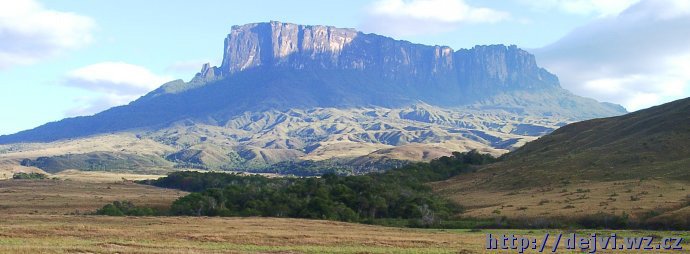 Kekuan Tepuia - sacred table mountain on the frontier of Venezulea, Brazil and Guayana