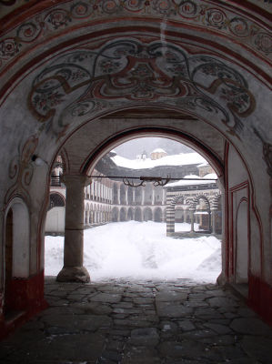 Rilský monastýr - Vchod