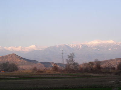 lázně - pohled na Pirin