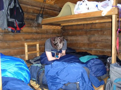 GPS na stanovení polohy spacáku