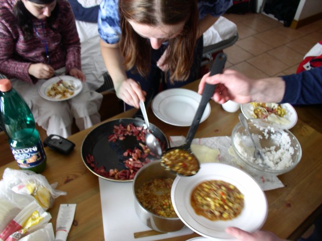 Druhá večeře, luštěninka