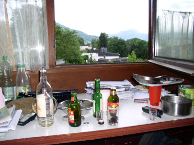 Chambéry, bar na koleji