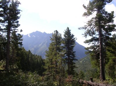 First views on opened mountain ranges