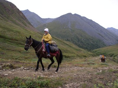 Horse, the original burjatian animal used for exploring and for herding. Horse gets Russians to Sumiak springs in 2 days one way.