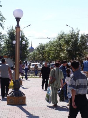 Main Lenin street in Ulan-Ude.