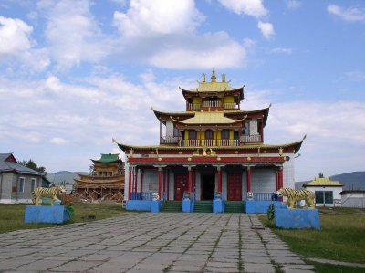 Ivolginsk datsan, home of Russian lama.