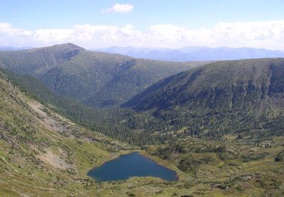 Lake Hearth (Srdce) in Chamar Daban mountains
