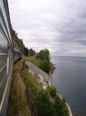 Bajkalskij express runs 30km/hour
