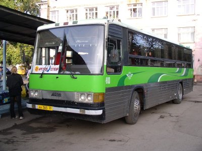Bus that should move as to Olchon to Chuzir in 7,5 hours