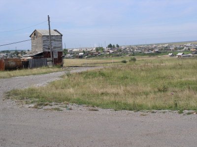 Forgotten village somewhere in siberian step