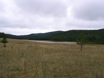 Lake in south Olchon mountains
