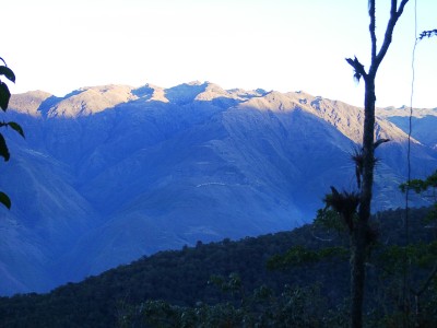 Sunrise in the mountains