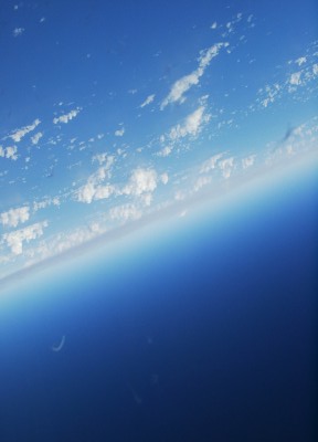 Beauty of clouds above the Earth